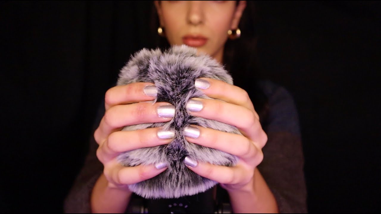 ASMR | Fluffy Mic Scratching for Sleep, Study & Relax - No Talking 💫