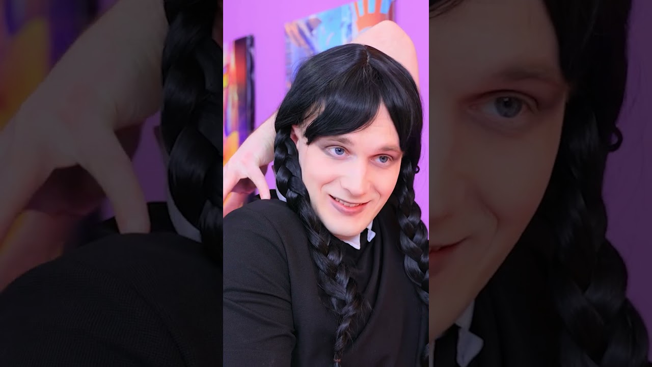 Veel Verschillende Wednesday Addams! #shorts #transformatie #wednesdayaddams #wednesday