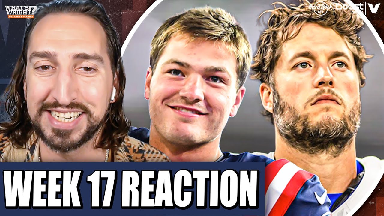 NFL Week 17 Reaction: Maye-Stafford MVP DEBATE, Eagles & Bills PANIC? 49ers FOR REAL? | Nick Wright