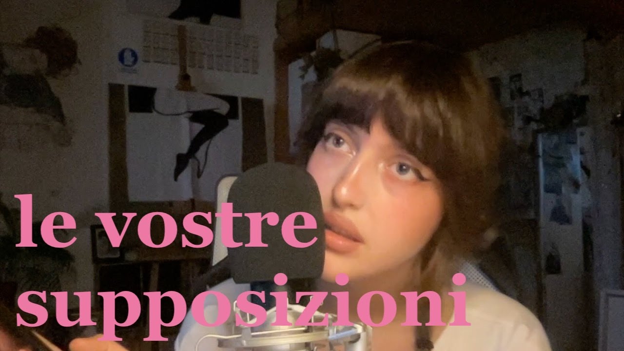 ASMR ITA leggo e reagisco alle vostre supposizioni su di me🤭💞⭐️ 40 minuti di whispering
