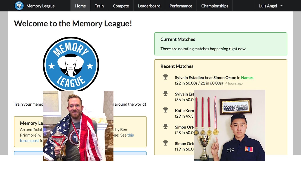 Memory League Nelson Dellis vs Shijir