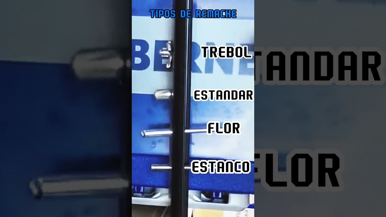 diferentes tipos de remaches