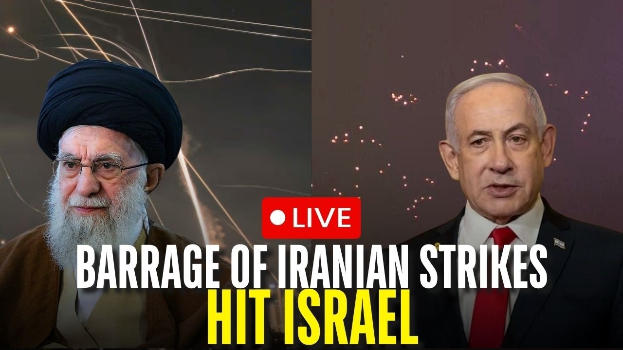 LIVE: Iranian Missiles Hit Several Parts Of Israel | Tel Aviv Under Attack | Iran War Live