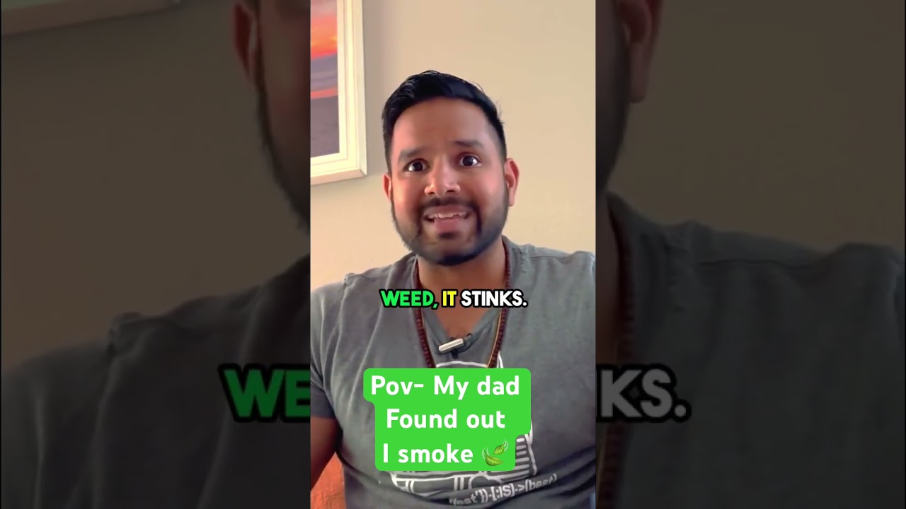 My Dad Reaction To Finding Out I Smoke Weed #askabhinav #za #parenting
