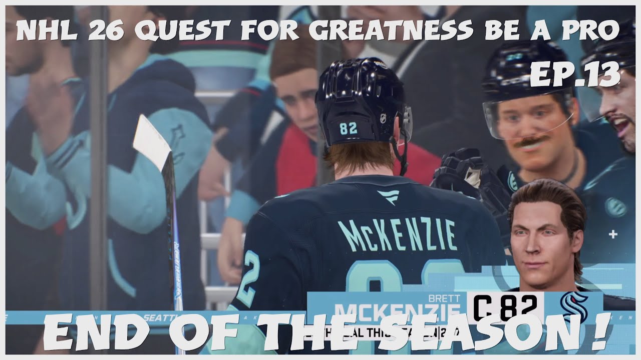 NHL 26 Quest For Greatness Be A Pro Ep.13 End Of The Season!