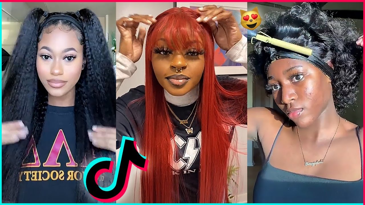 VIRAL TIKTOK WIG TRANSFORMATIONS 😻 - BEST COMPILATION EVER! ✨