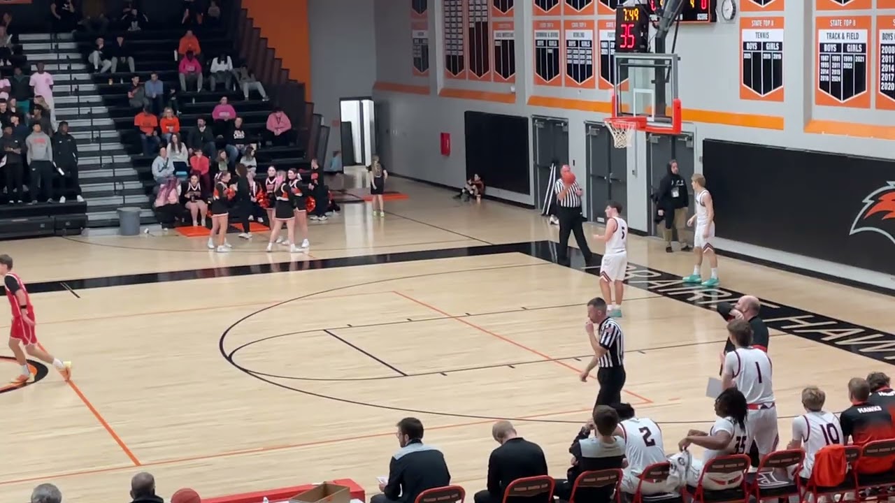 Cedar Rapids Prairie varsity boys vs Iowa City High 1st half 1/29/26 Boerschel 