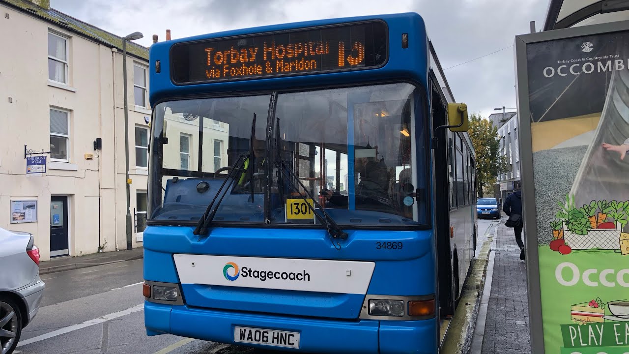 Stagecoach South West - 34869 (WA06HNC) on the A380 (route 13)