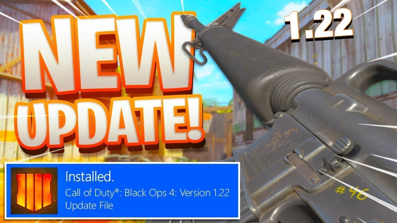 NEW WEAPON BALANCE UPDATE! (S6STINGRAY/GKS BUFF) - COD BO4 1.22 UPDATE