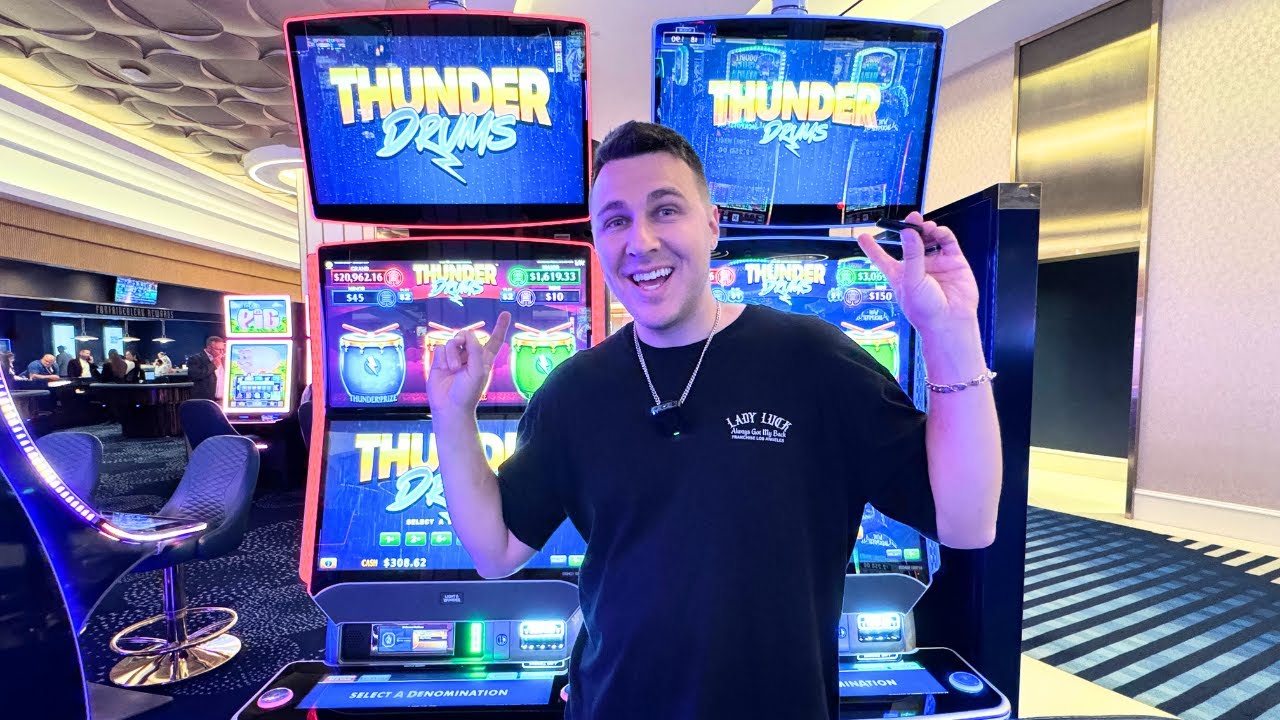 What an Unexpected Epic Bonus Thunder Drums WIN!