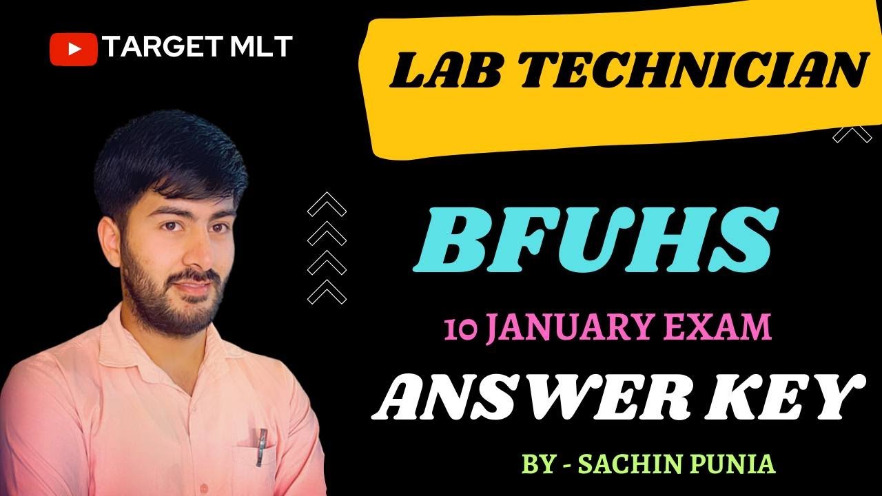 BFHS LT Exam discussion | Objections |MLT PYQ MCQs | Target MLT  #sachin_punia #2024