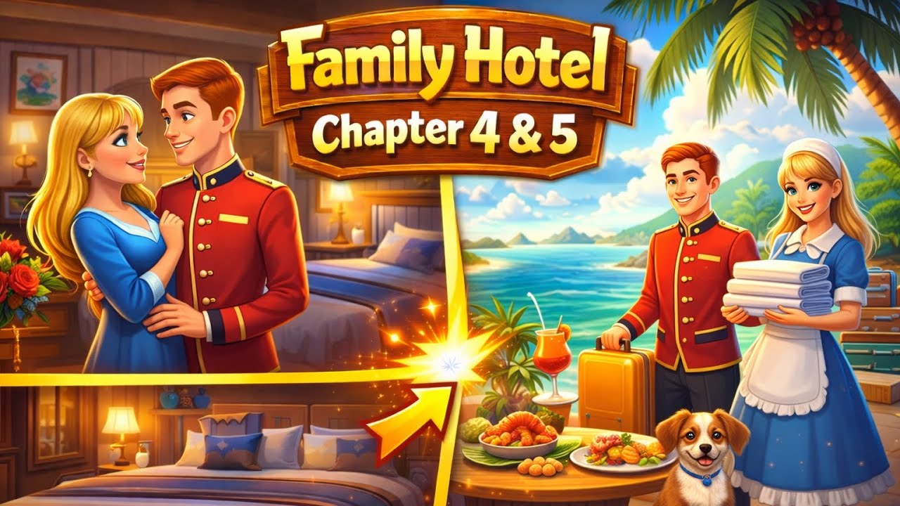 Family Hotel | Chapter 4 & Chapter 5 | Gameplay | Story Mode | 