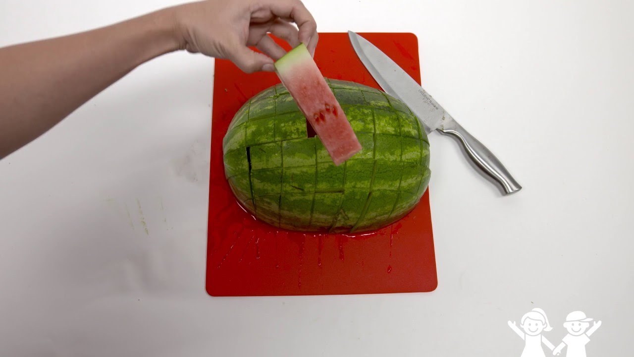 No Mess Watermelon Hack