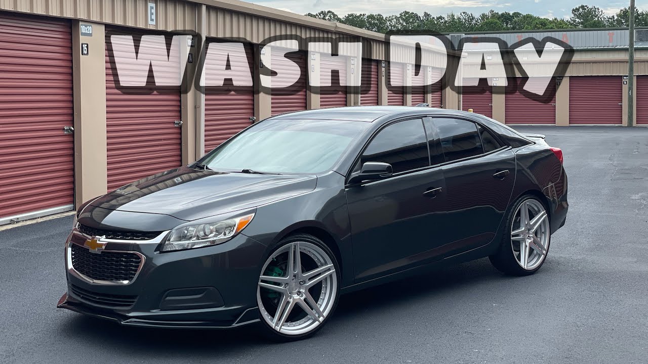 How Hard Is It To Wash My 22 inch Rennen Rims ?  #chevy #malibu