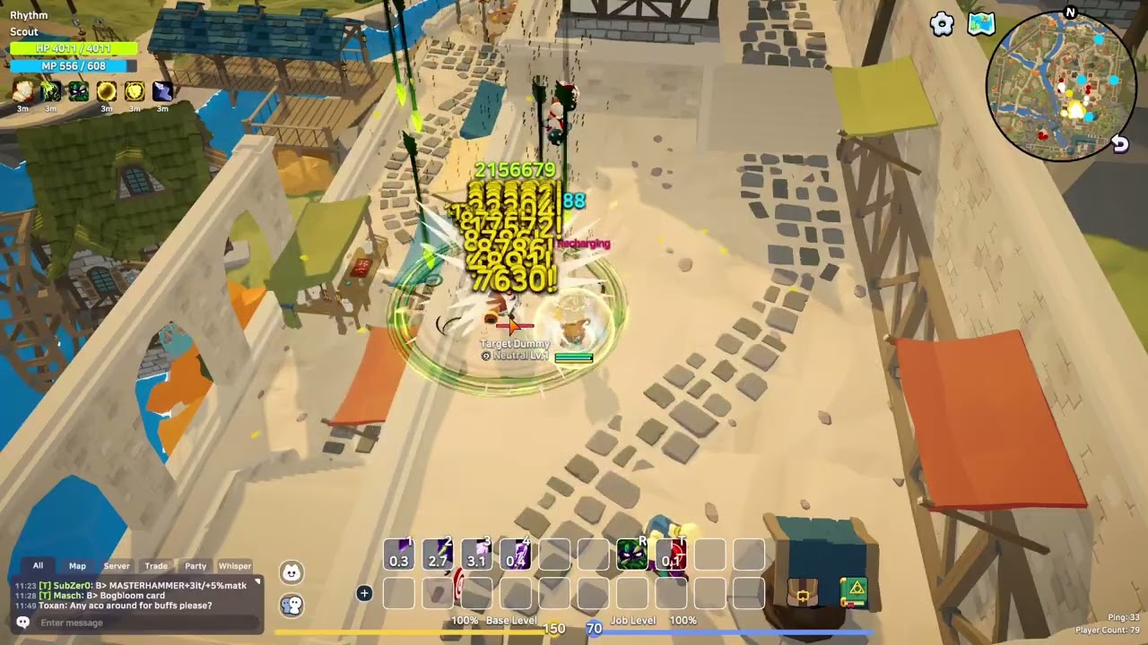 [SpiritVale Playtest v0.7.5] Scout Endgame DPS Test 2.5m Peak DPS Glass Cannon W/ 3x Cosmic Entity