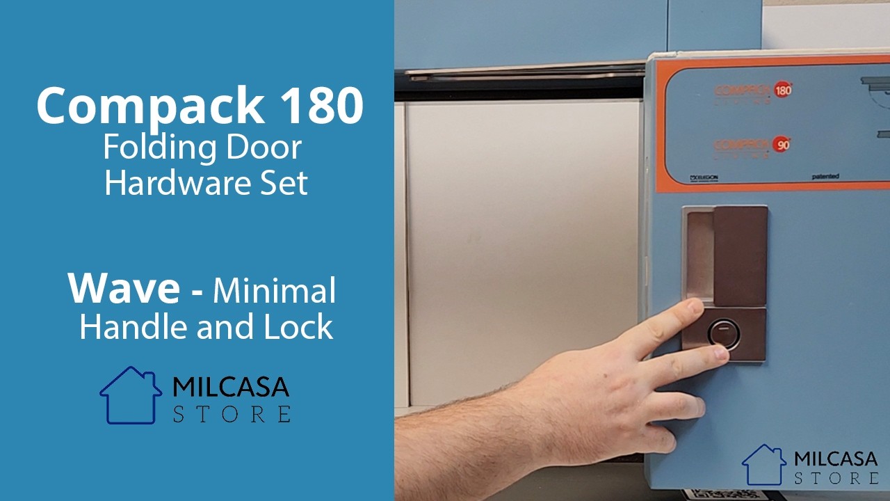 Milcasa Store - Compack 180 Hardware Set and Wave Minimal Handle