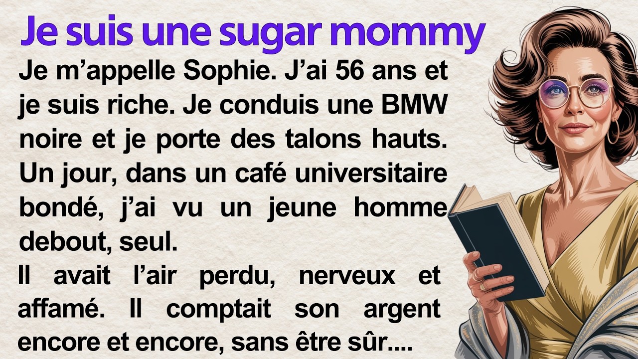 He Married a Sugar Mommy 😢 | Emotional French Story (A1–A2) | Frenchy Tales