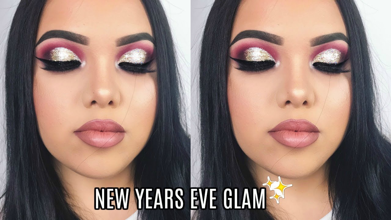 FULL NEW YEARS EVE GLAM TUTORIAL 2017