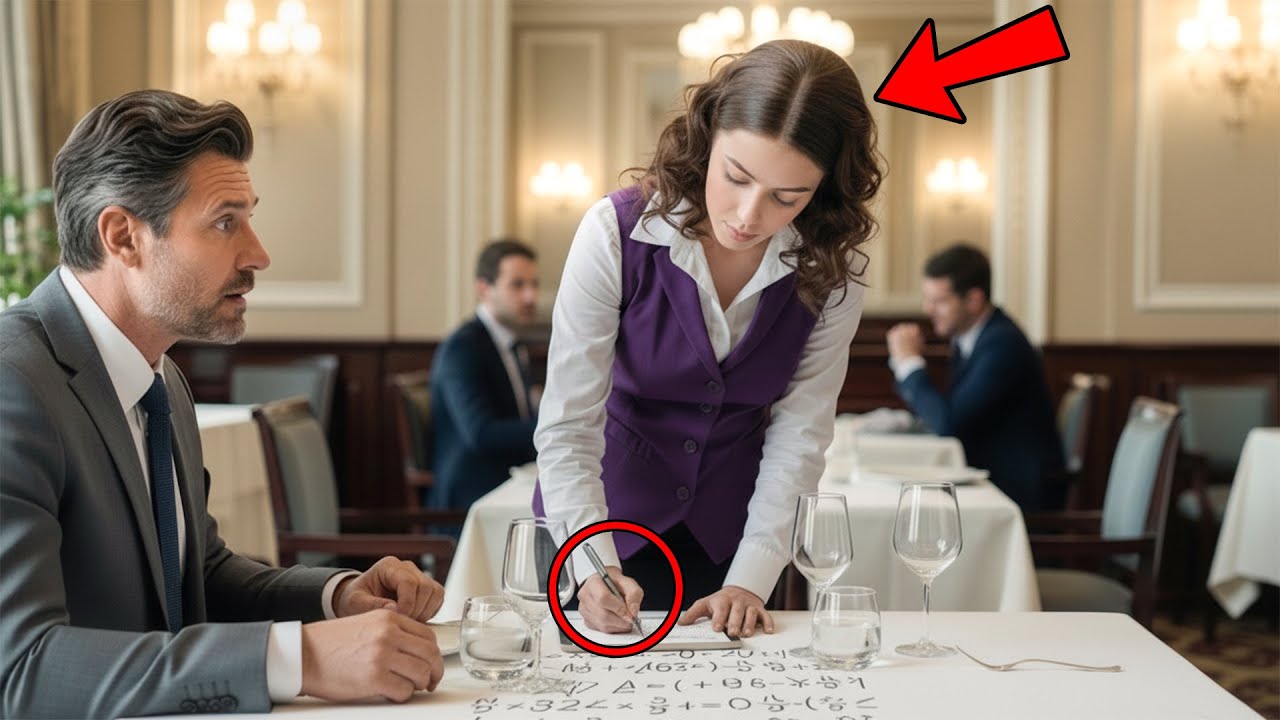 Waitress Corrects the Billionaire’s “Math Mistake” — Minutes Later, She’s Sitting in His Office