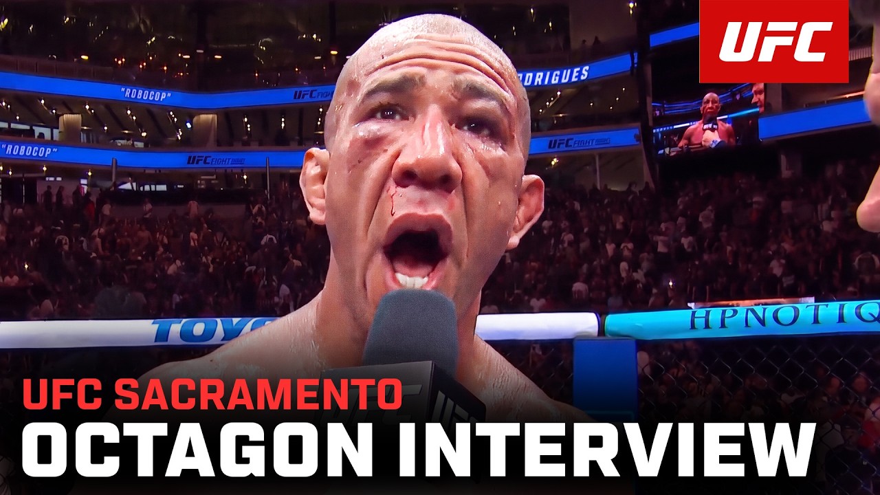 Интервью с Грегори Родригесом в октагоне | UFC Сакраменто
