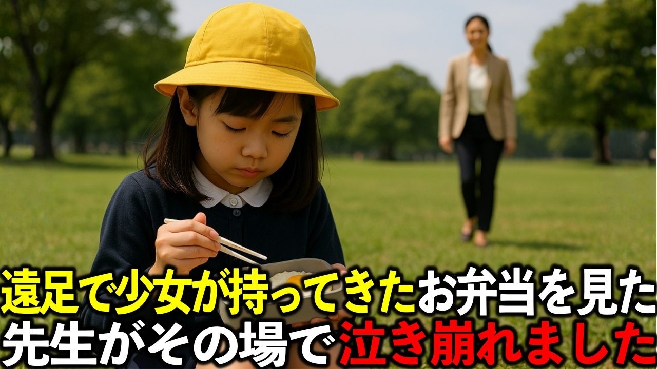 遠足で少女が持ってきたお弁当を見た先生がその場で泣き崩れた…その理由が•••