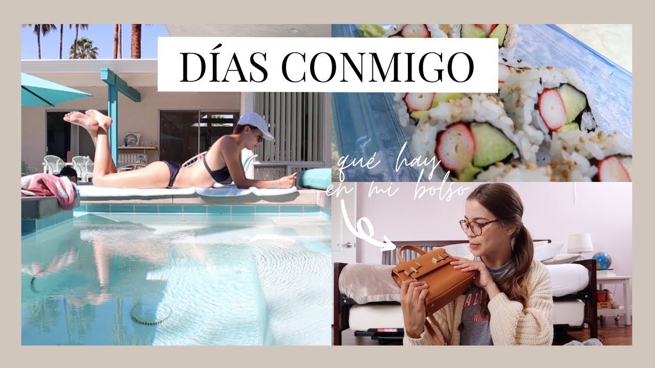 (Vlog) Días conmigo en USA | Qué hay en mi bolsa, me dan mi pasaporte, yoga con mi novio