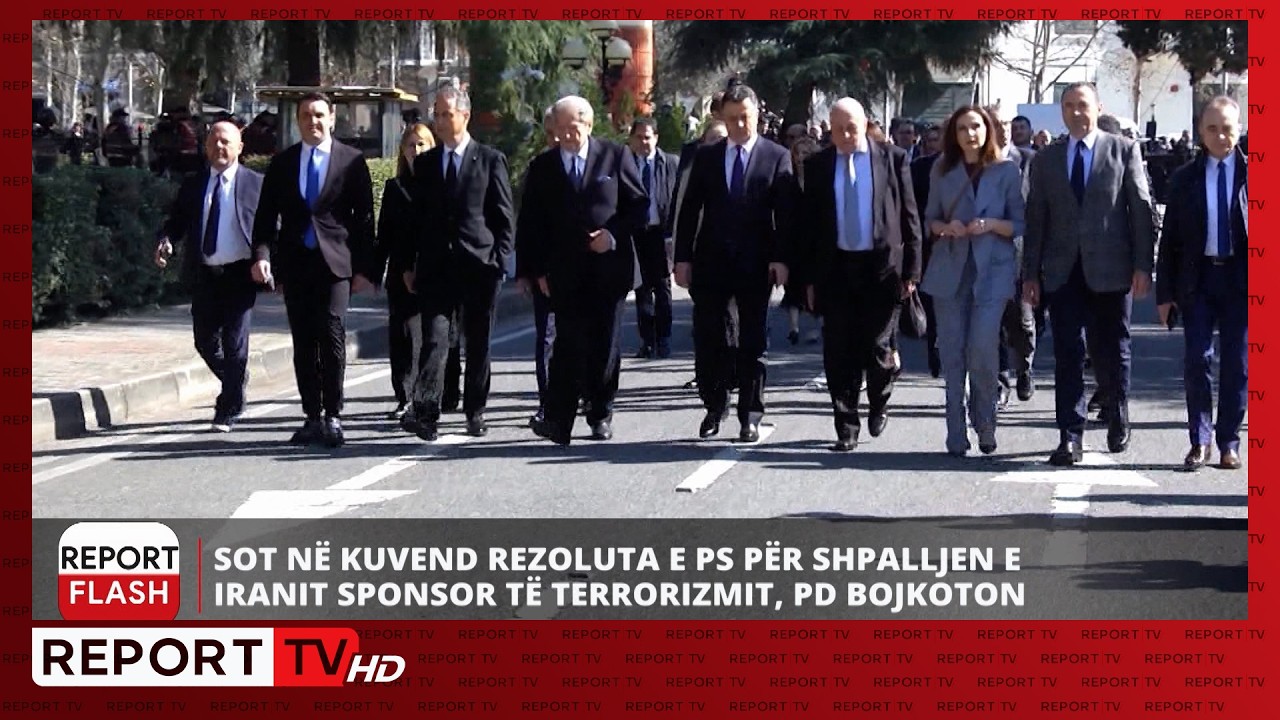 Flashi informativ në Report TV, ora 08:00, 17 Mars 2026