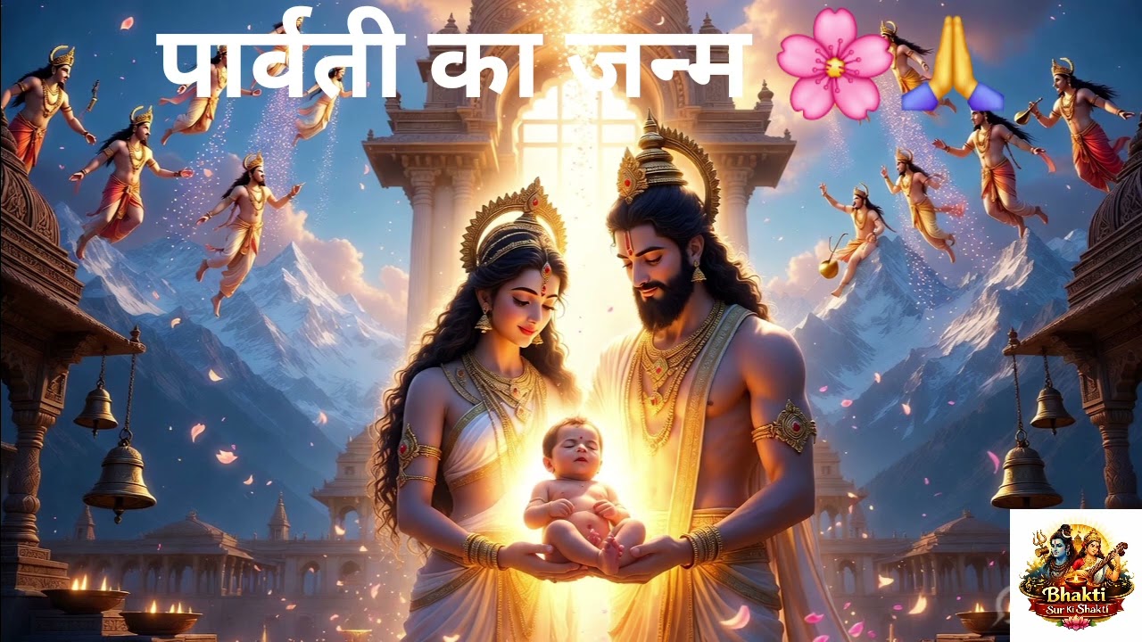 माँ पार्वती का दिव्य जन्म 🌸 | Parvati Mata Janm Story | Shiv Parvati Bhakti Song