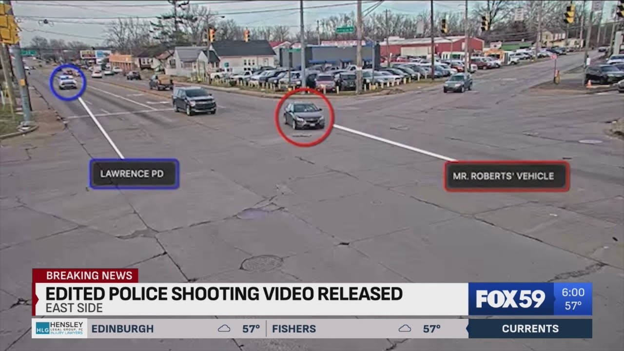 Video shows Lawrence officer in shootout with suspect during east Indy police chase