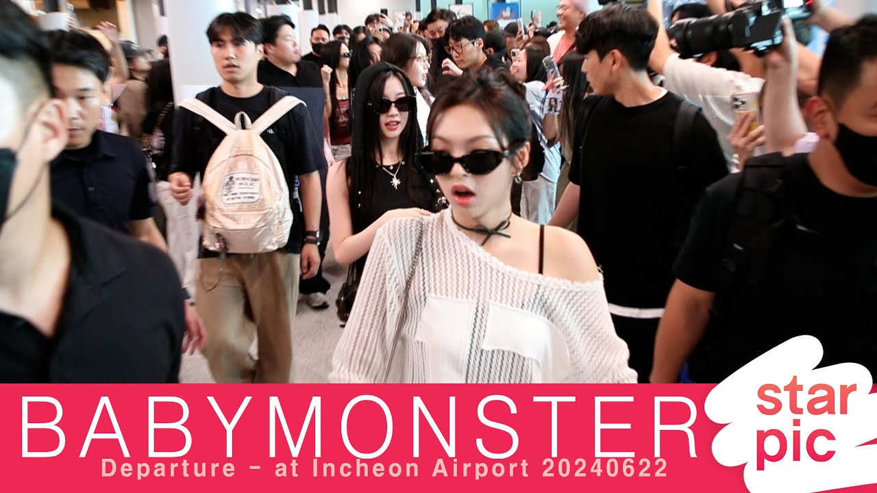 베이비몬스터 '태국에서 만나요!' [STARPIC] / BABYMONSTER Departure - at Incheon Airport 20240626