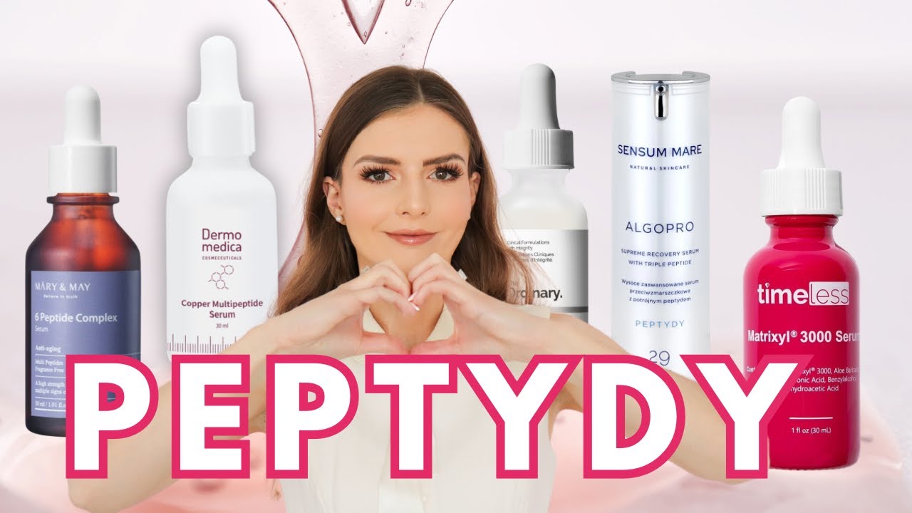 Najlepsze Kosmetyki Anti-Aging z Peptydami 2024 Peptydy Miedziowe + Sygnałowe i 