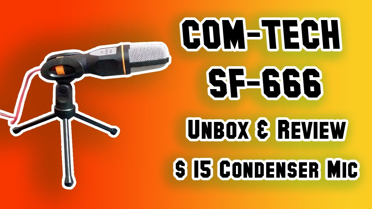 COM Tech SF-666 Unbox & Review | Condenser Mic