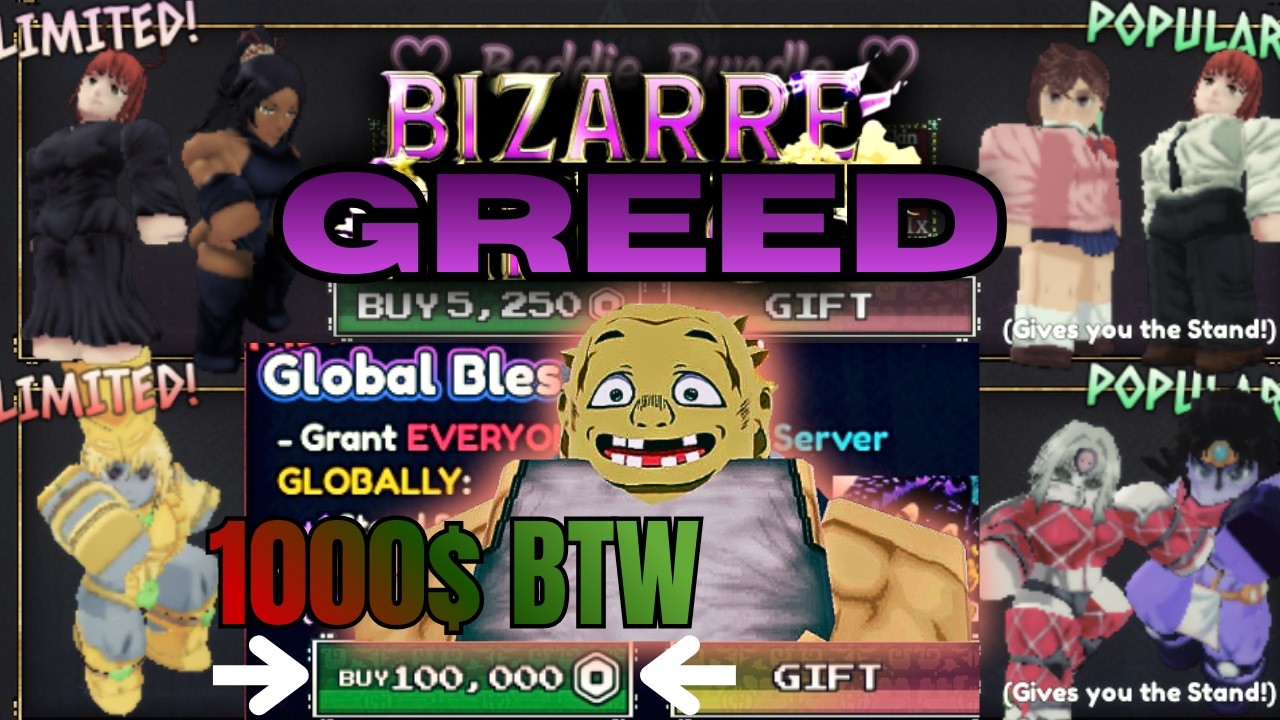 This NEW Roblox JoJo Game Is A CASH GRAB (Bizarre Lineage)
