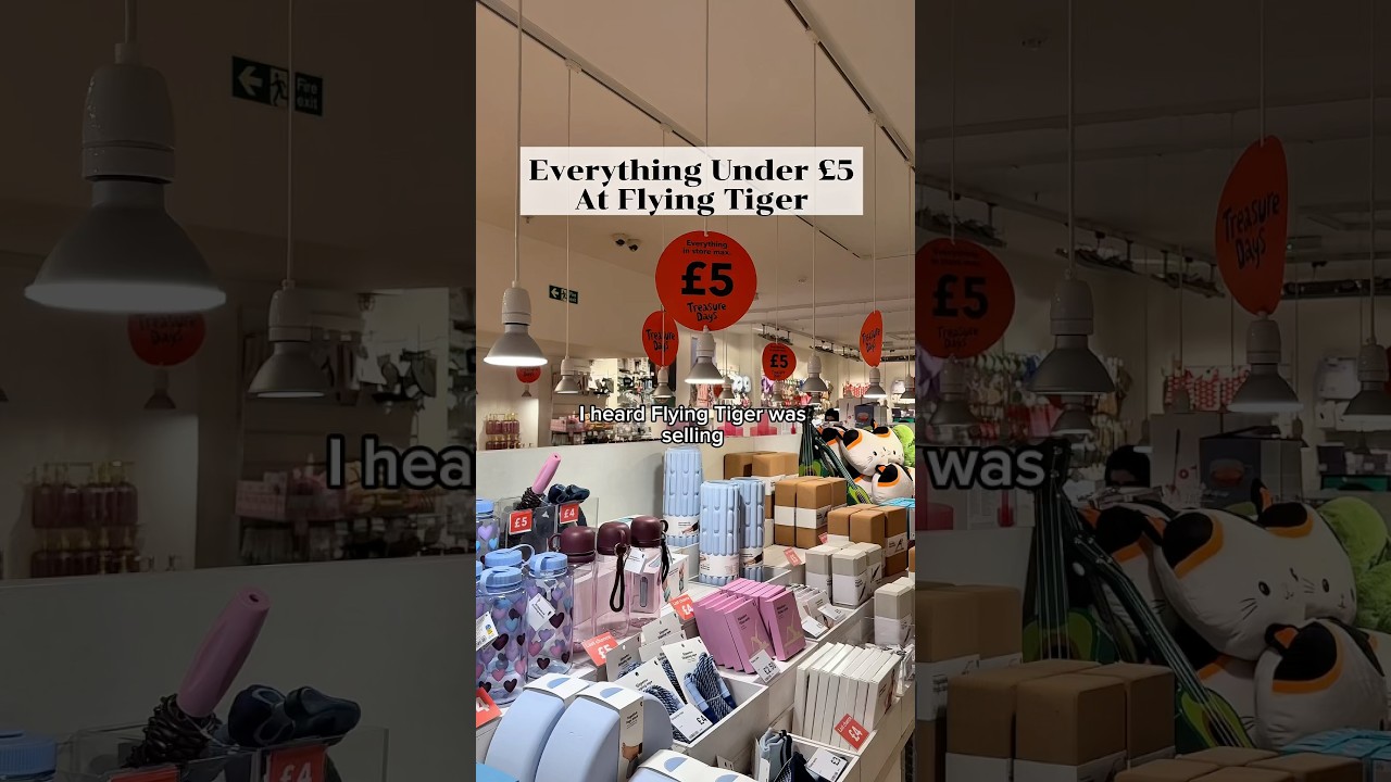 Run don&rsquo;t walk to flying Tiger - everything is under &pound;5 #flyingtiger #shopping #haul