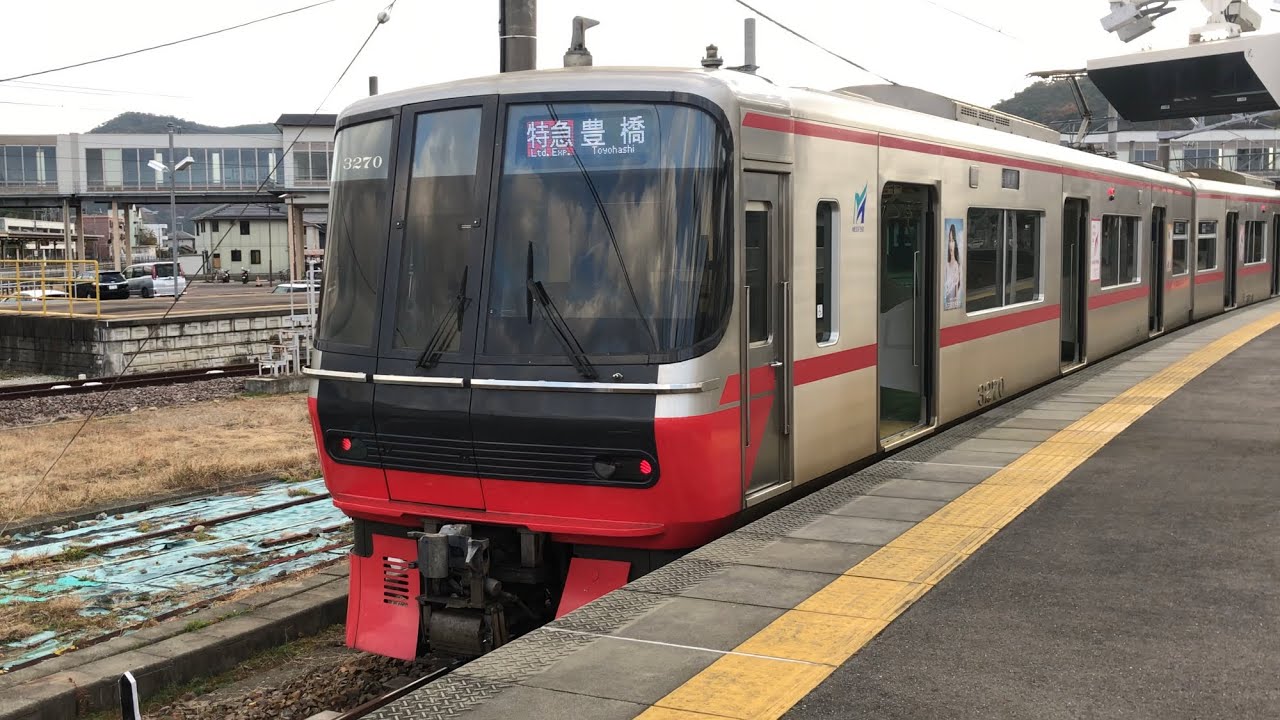 前面展望  名鉄名古屋本線・犬山線 (快速特急) 豊橋 → 新鵜沼