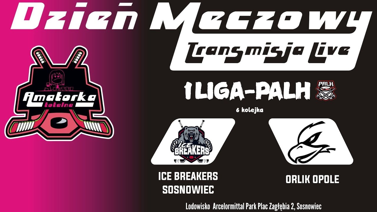 Ice Breakers Sosnowiec VS Orlik Opole 1 LIGA PALH