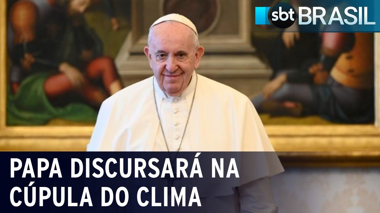 Papa Francisco ser&aacute; um dos palestrantes da C&uacute;pula do Clima | SBT Brasil (21/04/21)