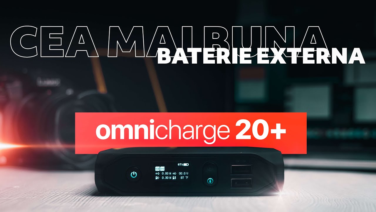 CEA MAI BUNA BATERIE EXTERNA chiar si pentru LAPTOP | Omni Charge 20