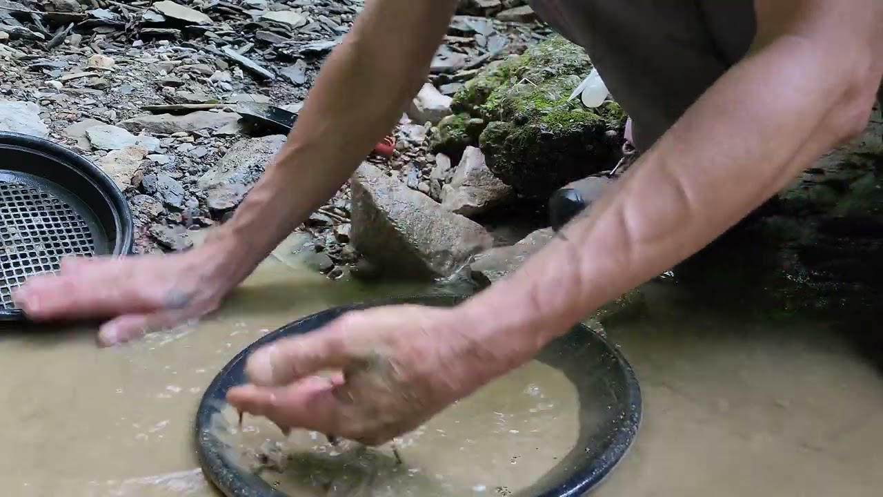 Brown County, Indiana nearby Yellowwood State Forest Gold Panning Bedrock Honey Hole @KRAZYNUTZ
