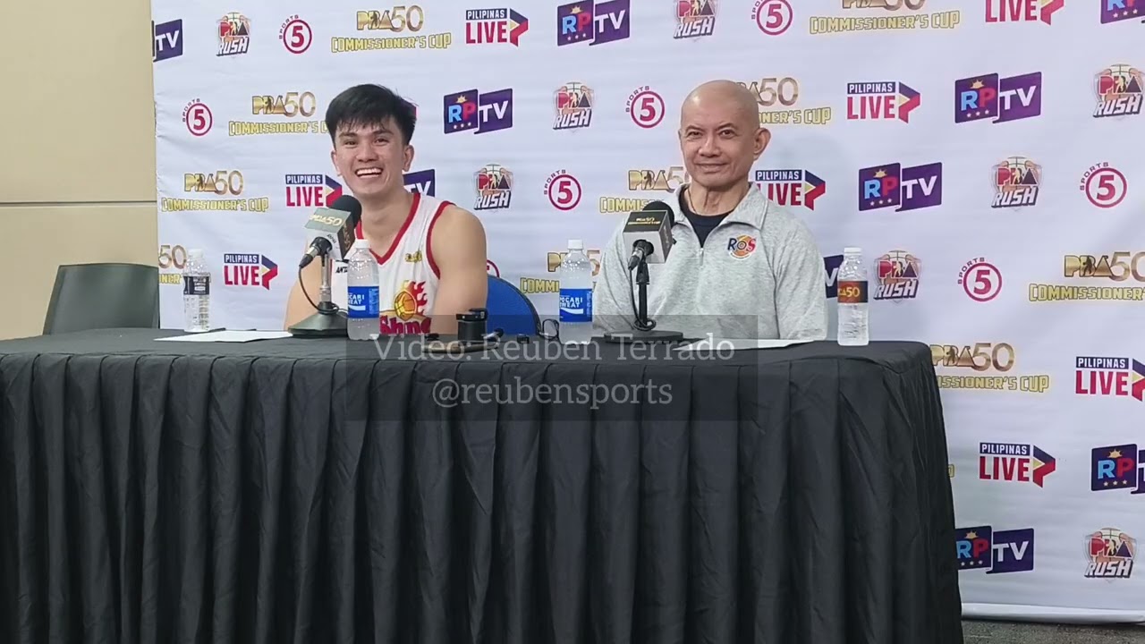 Rain or Shine postgame press conference after 112-109 win over TNT | PBA 50 Commissioner's Cup