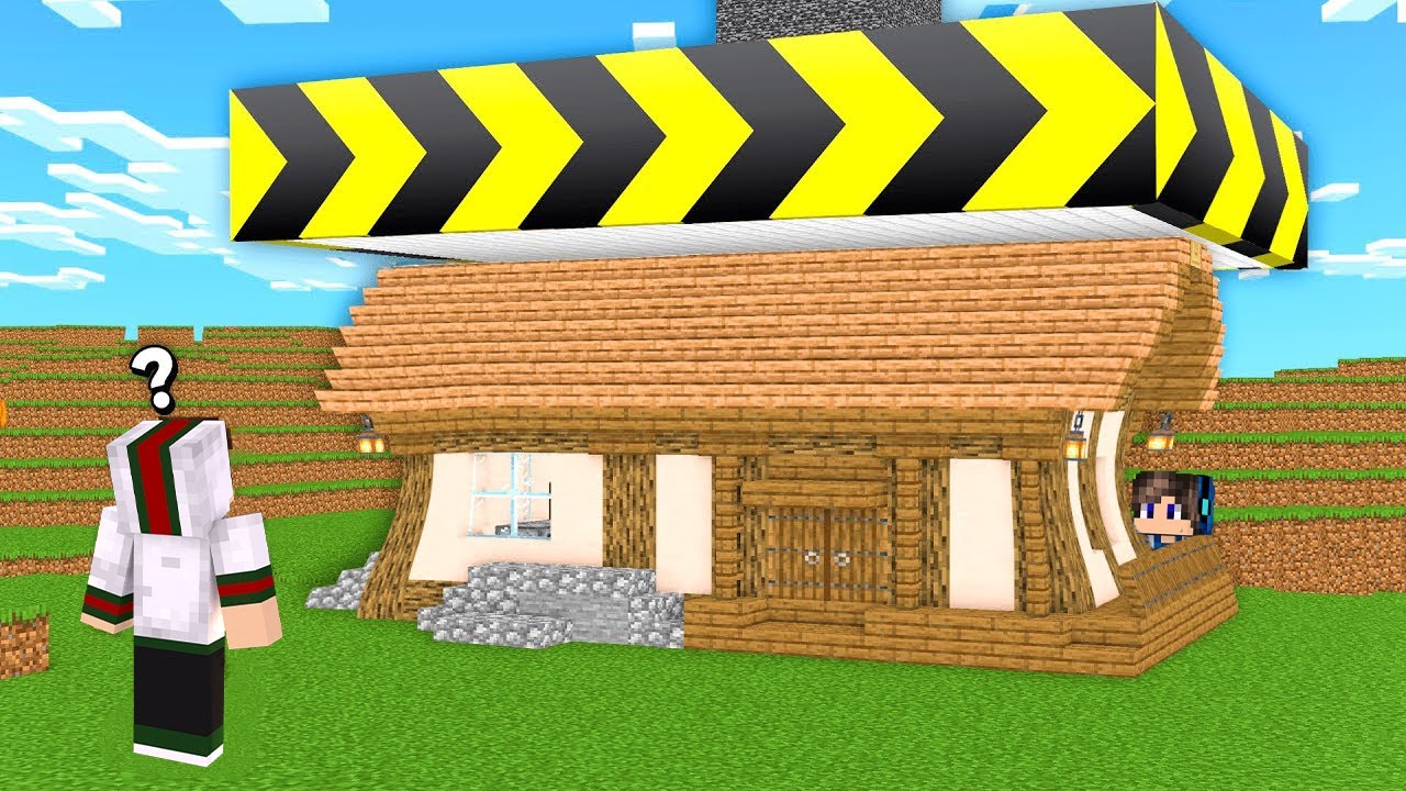 عملت مقلب البيت الملعون في اصدقائي ستورم وفتحي في ماين كرافت 😂