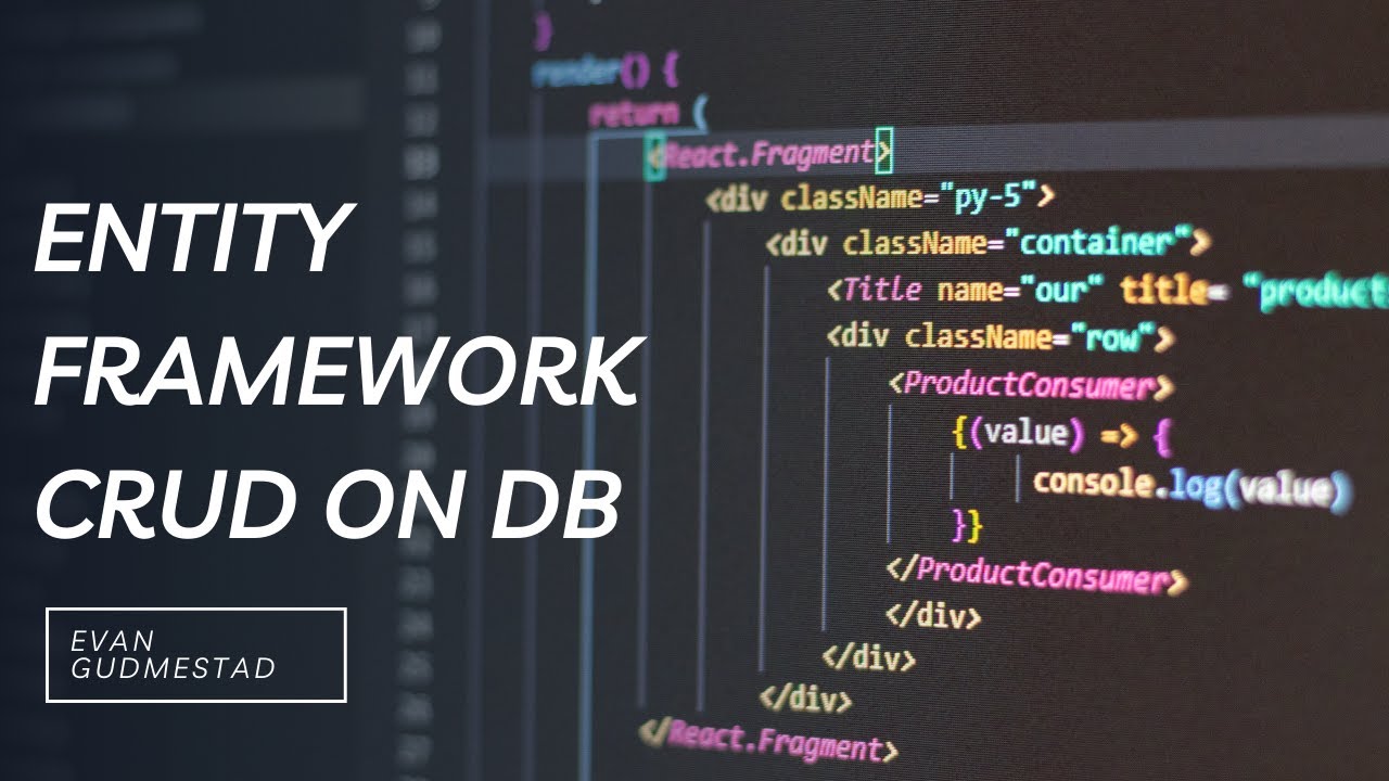 Entity Framework Tutorial - CRUD on Database with C# and LINQ in VS 2022