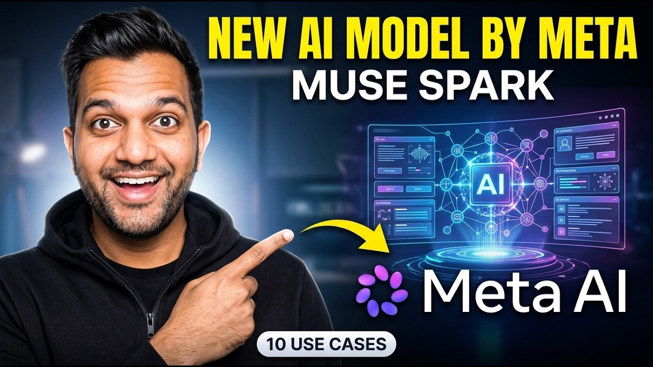 Новая модель искусственного интеллекта Muse Spark от Meta изменила всё: (ПЕРВЫЙ ВЗГЛЯД + 10 тестов)