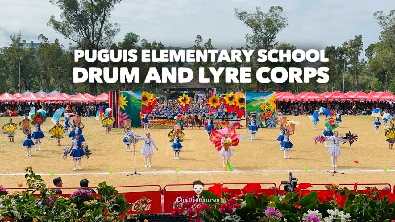 Panagbenga 2026 Opening Parade | Puguis Elementary School Drum and Lyre Corps