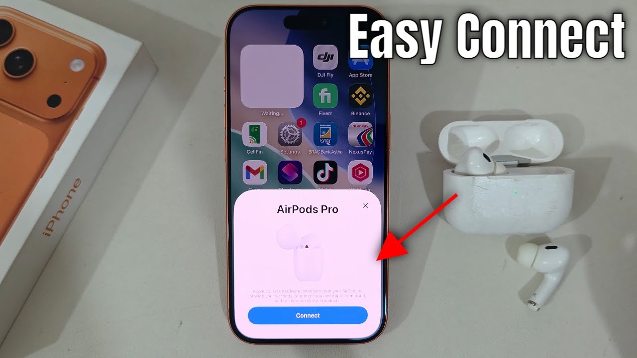iPhone 17 Pro/Max: как подключить наушники Air Pods к iPhone