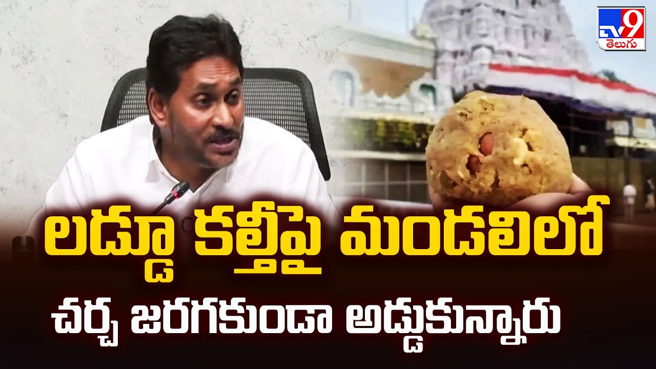 YS Jagan : లడ్డూ కల్తీపై మండలిలో చర్చ జరగకుండా అడ్డుకున్నారు - TV9