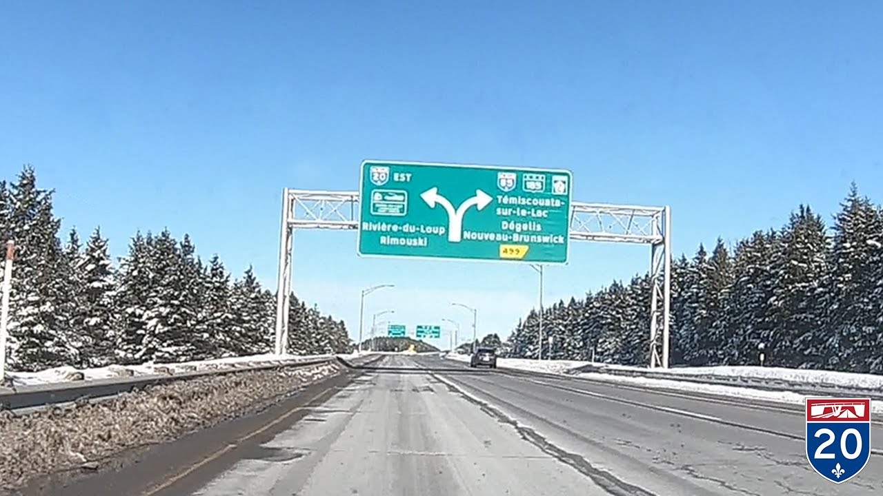 Rivi&egrave;re-du-Loup - Autoroute 20 / Transcanadian Highway