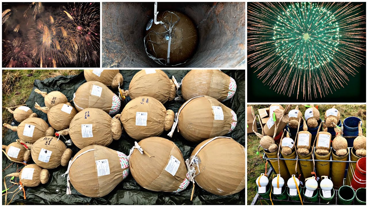 [4K] Dirk Maas Birthday Show ✨ Fireworks display from 4” to 16” Del Vicario Shells💥