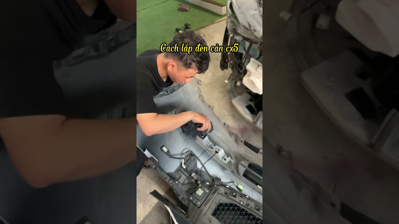 Lắp đèn cản mazda cx5