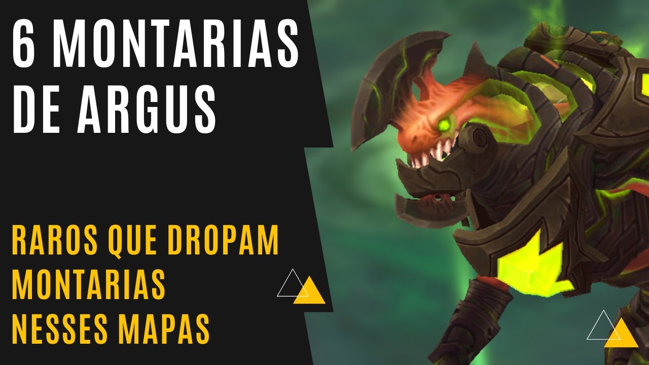 World of Warcraft - 6 Montarias que dropam em Argus